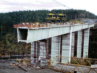 Most přes Sedlický potok na dálnici D1 (1975)