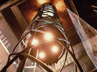 Výtah ve věži Staroměstské radnice